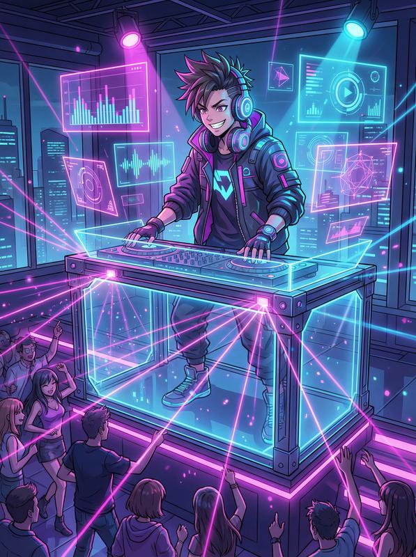 小欣奈精选动漫-电音次元赛博动漫MV